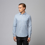 Connery Paisley Shirt // Light Blue (XS)