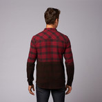 Trash Button Up Shirt // Red + Black Check (S)