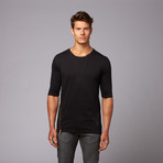 Oslow Crew Neck Tee // Jet Black (L)