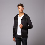 Tempest Lightweight Zip Up Jacket // Jet Black (L)