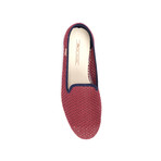 Maians // Sulpicio Rejilla Mesh Slip On // Burgundy (Euro: 39)