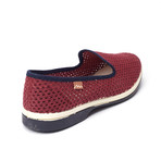 Maians // Sulpicio Rejilla Mesh Slip On // Burgundy (Euro: 39)