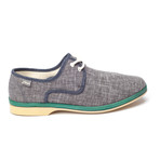 Calisto Lona Canvas Derby // Navy + Green (Euro: 40)