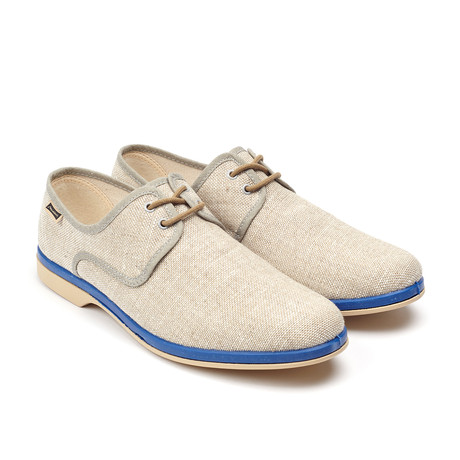 Maians // Calisto Lona Canvas Derby // Natural + Blue (Euro: 40)