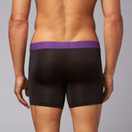 2-Pack Skull Boxer Brief // Black + Purple (S)