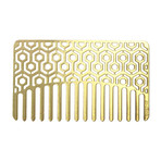 Brass Hexagon Comb // 2 Pack