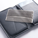 Fine Tooth Mesh Comb (Matte Black)