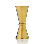 Belmont // Gold Jigger + Gold Cocktail Shaker