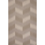 Tribal Pattern Rug // Gray & Black (2'L X 3'W)