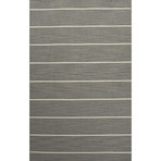 Coastal Shores Area Rug // Gray + Ivory (2'L x 3'W)