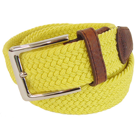 Woven Belt // Yellow (S/M)