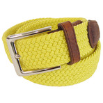 Woven Belt // Yellow (S/M)