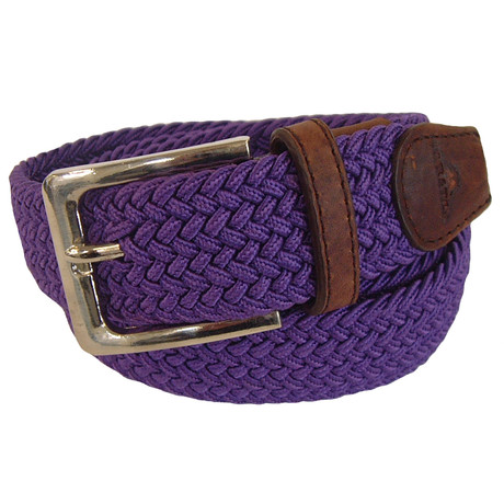 Woven Belt // Purple (S/M)