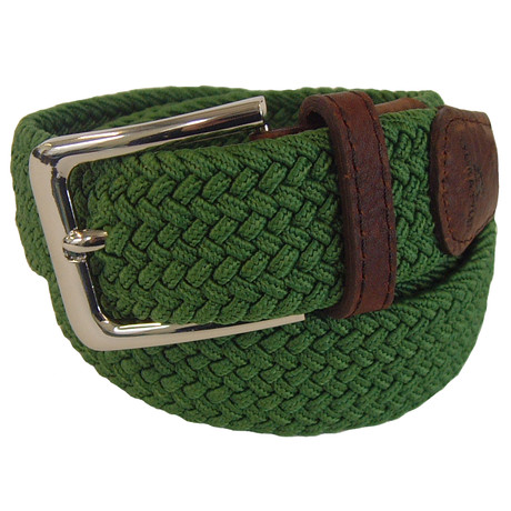 Woven Belt // Green (S/M)