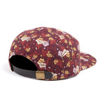 Dolores All-Over Hat // Burgundy