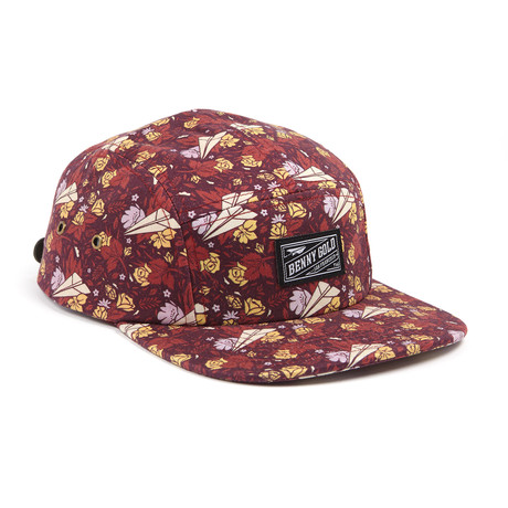 Dolores All-Over Hat // Burgundy