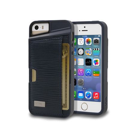 Q Card Leather Case // iPhone 5/5s