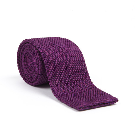 Knit Tie // Violet