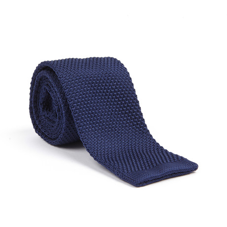 Knit Tie // Navy