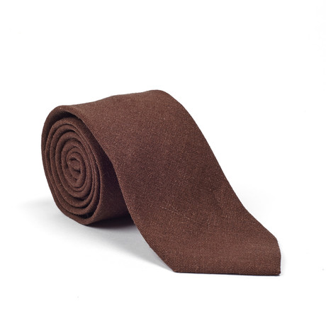 Cotton Tie // Brown