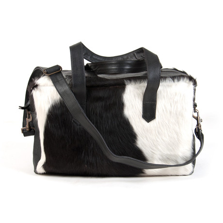Marco Cowhide Leather Overnight Bag