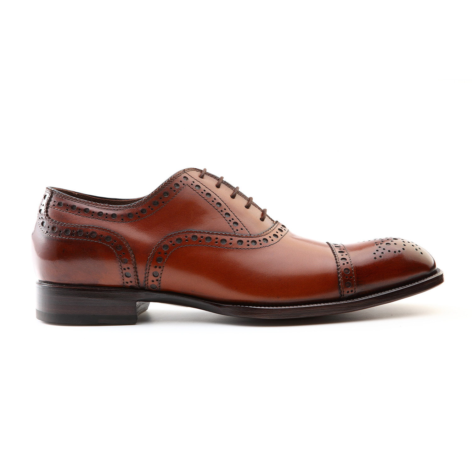 brown oxford brogue