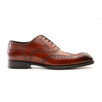 Stanley Full Brogue Wingtip Lace-Up Oxford Shoe // Brown (Euro: 42)