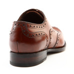 Stanley Full Brogue Wingtip Lace-Up Oxford Shoe // Brown (Euro: 42)