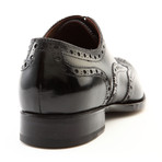 Stanley Full Brogue Wingtip Lace-Up Oxford Shoe // Black (Euro: 43)