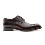 Roger Full Brogue Cap-Toe Lace-Up Derby Shoe // Dark Brown (Euro: 43)