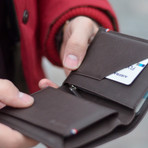 The Instant Wallet // Dark Brown