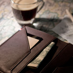 The Instant Wallet // Dark Brown