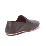 Float Woven Leather Slip-On // Brown (US: 7.5)