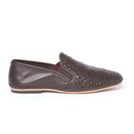 Float Woven Leather Slip-On // Brown (US: 7.5)