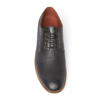 Weave Lace-Up Leather Derby // Black (US: 10.5)