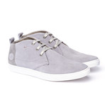 Ample Suede Mid-Top Sneaker // Silver (US: 8.5)
