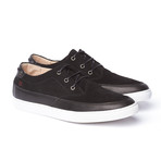 JOE'S Jeans // Drift Suede + Leather Sneaker // Black (US: 10)