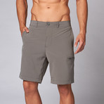 Hybrid Cargo Swim Short // Cement (28)