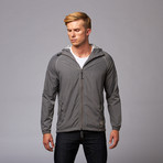 Jersey Lined Weather Jacket // Heather Grey (S)