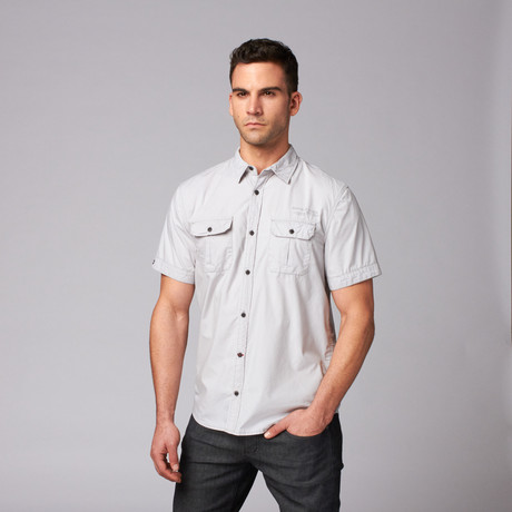 Sikil Button Down Shirt // Grey (S)