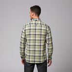 Sault Button Down Shirt // Green Plaid (XL)
