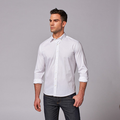 Myn Classic Button Up // White (S)