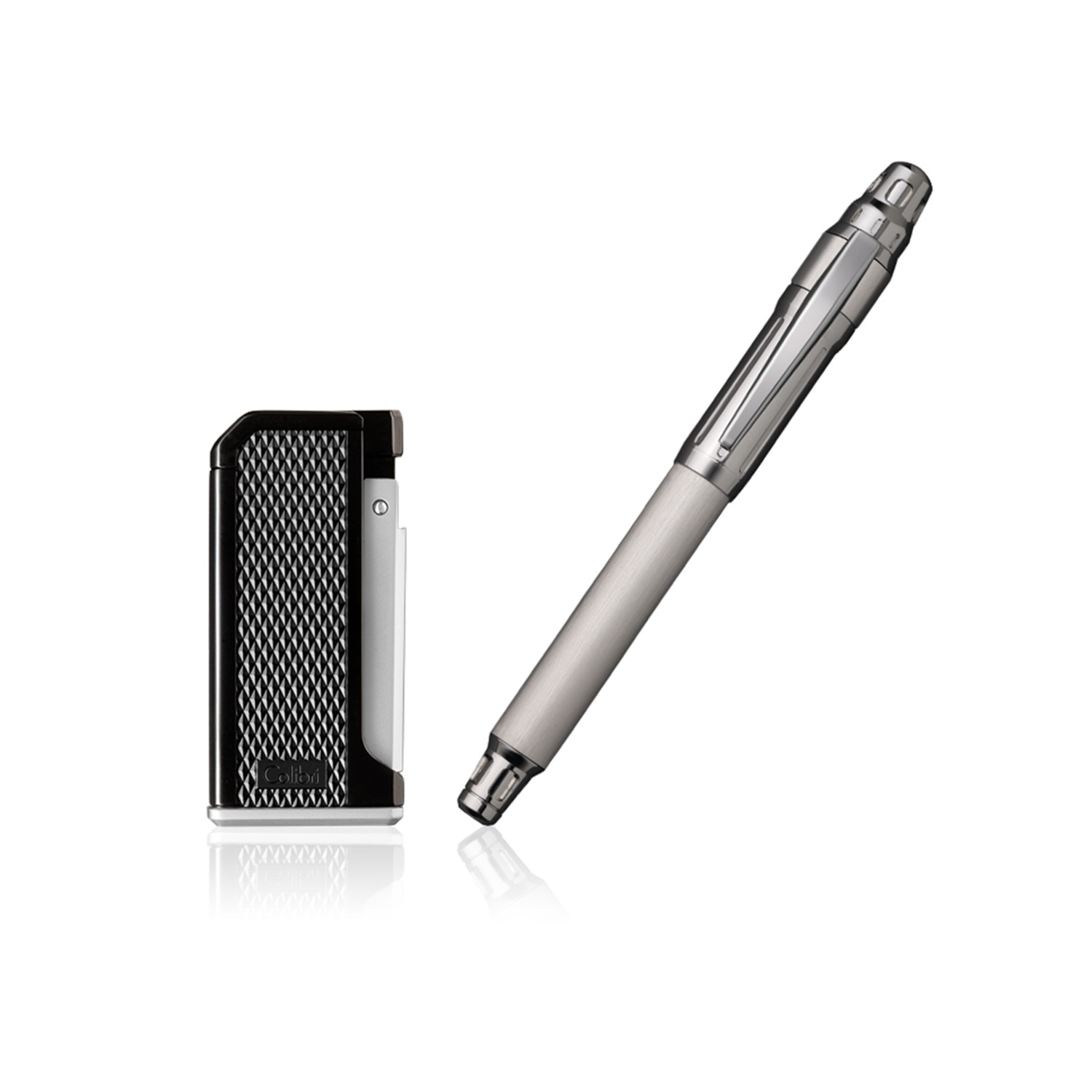 Monza Lighter + Pen Giftset (Red) Colibri Lighters Touch of Modern