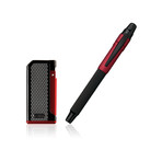 Monza Lighter + Pen Giftset (Red)