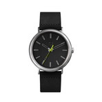 Origin Quartz // ZM.3822M.2522 (Black Dial + Black Straps)