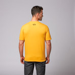 Alpha Durable T-Shirt // Marigold + Navy Ink (L)