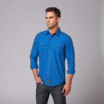 Victory 2 Flannel Shirt // Poplin Blue (2XL)