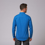 Victory 2 Flannel Shirt // Poplin Blue (L)