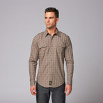 Victory 2 Flannel Shirt // Poplin Slate (XL)