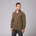 Hotchkiss Sweater // M-65 Olive (L)